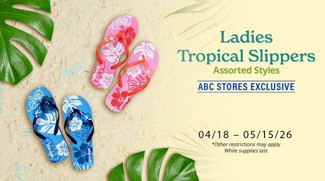 Tropical Slippers Promo