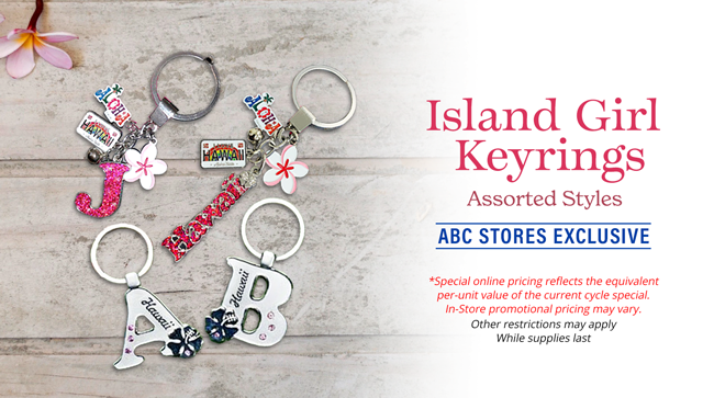 Island Girl Keyrings