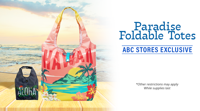 Paradise Foldable Totes