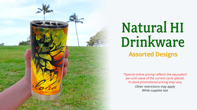 Natural HI Drinkware