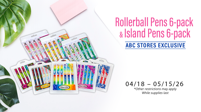 6 Pack Pens Promo
