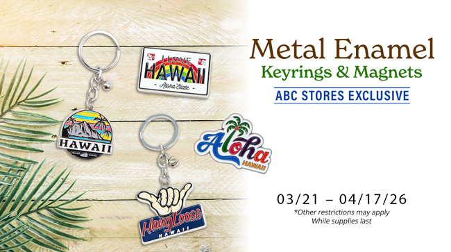 Metal Enamel Keyrings & Magnets Promo