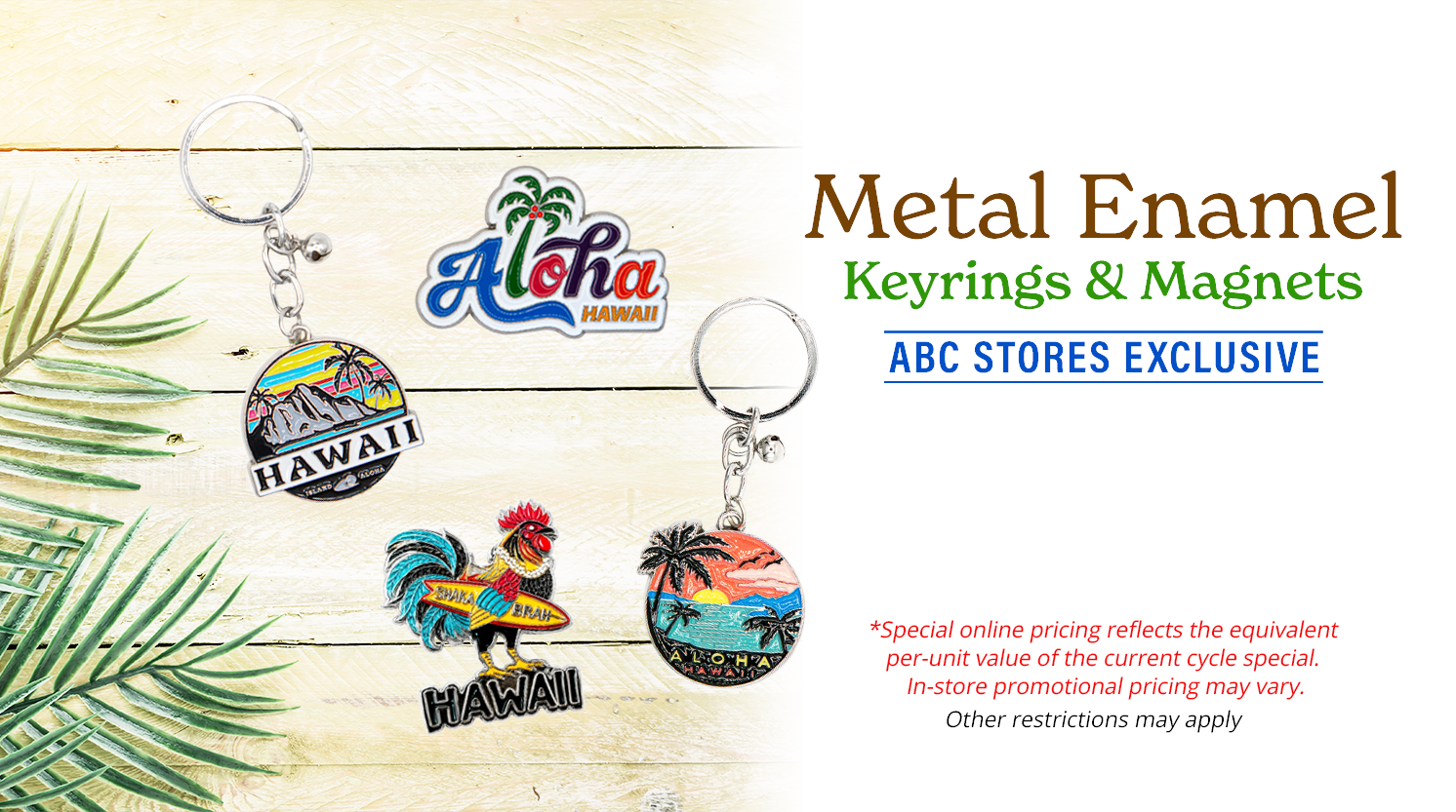 Metal Enamel Keyrings & Magnets
