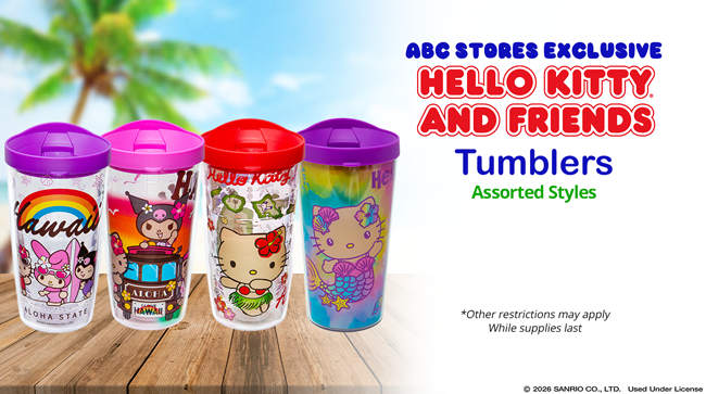 Hello Kitty Tumbler Promo