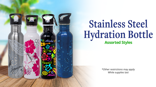 STAINLESS STEEL HYDRATION BOTTLE PROMO