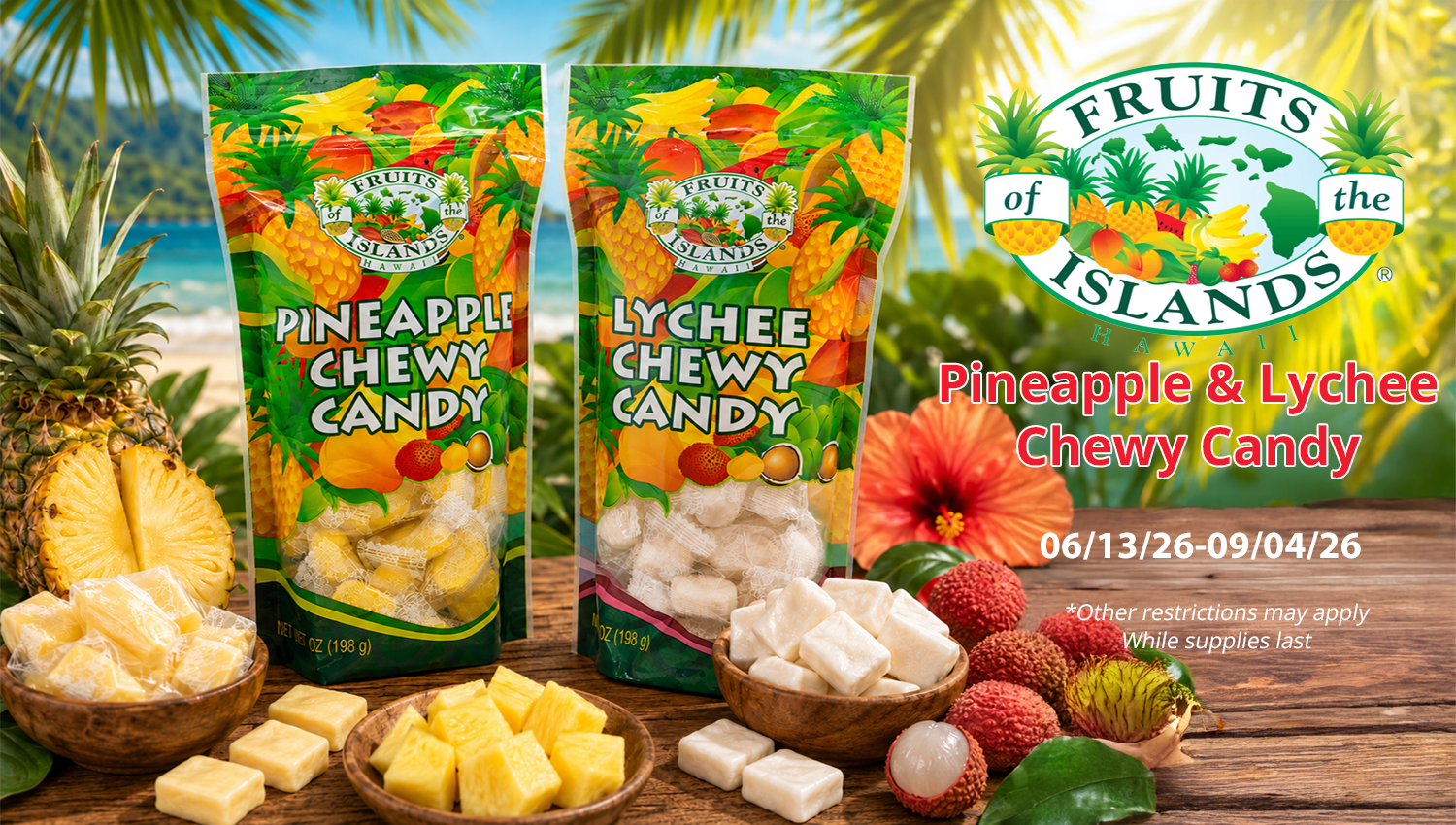 Fruit O The Island Chewy Candy