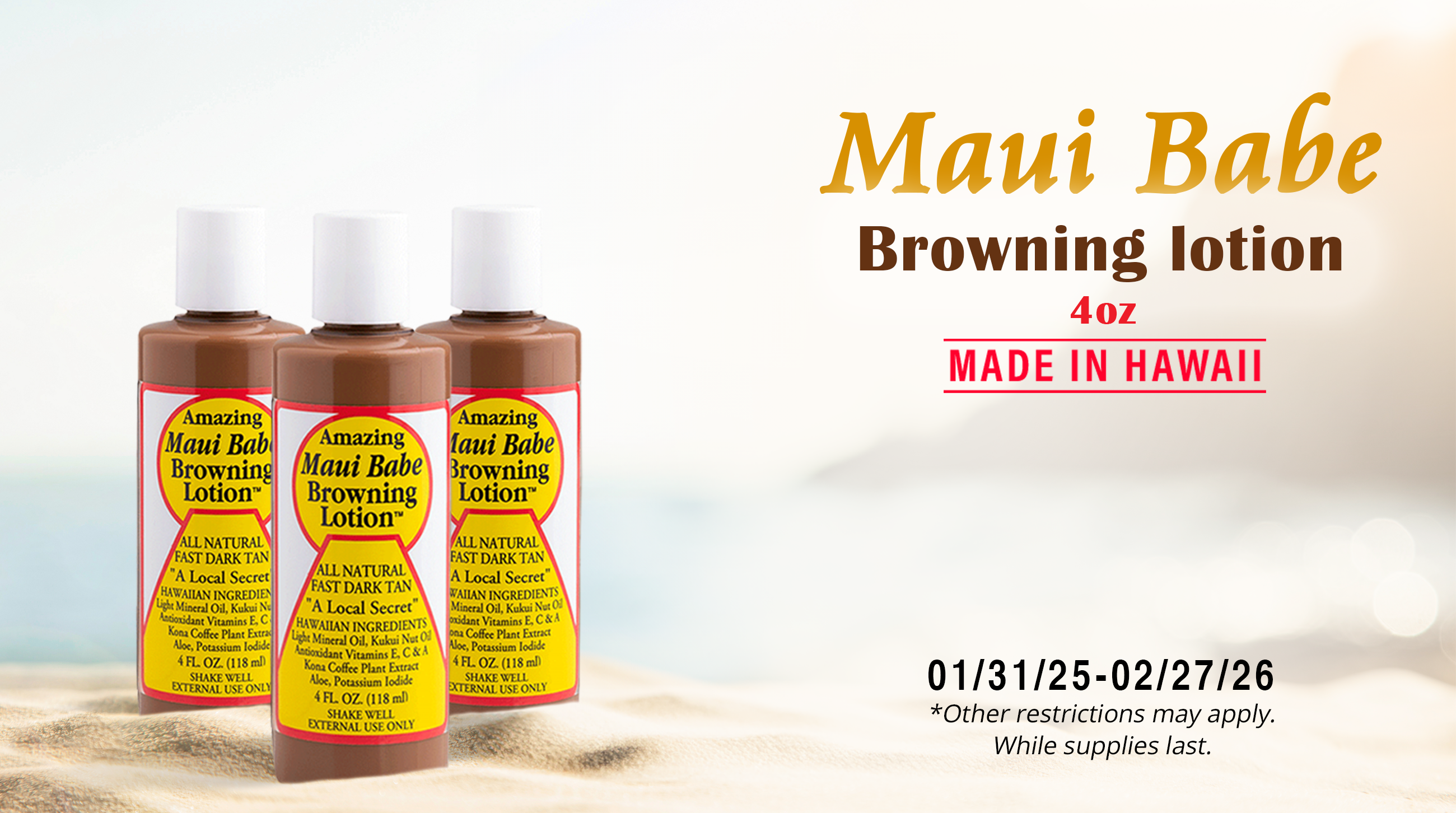 MAUI BABE PROMO 