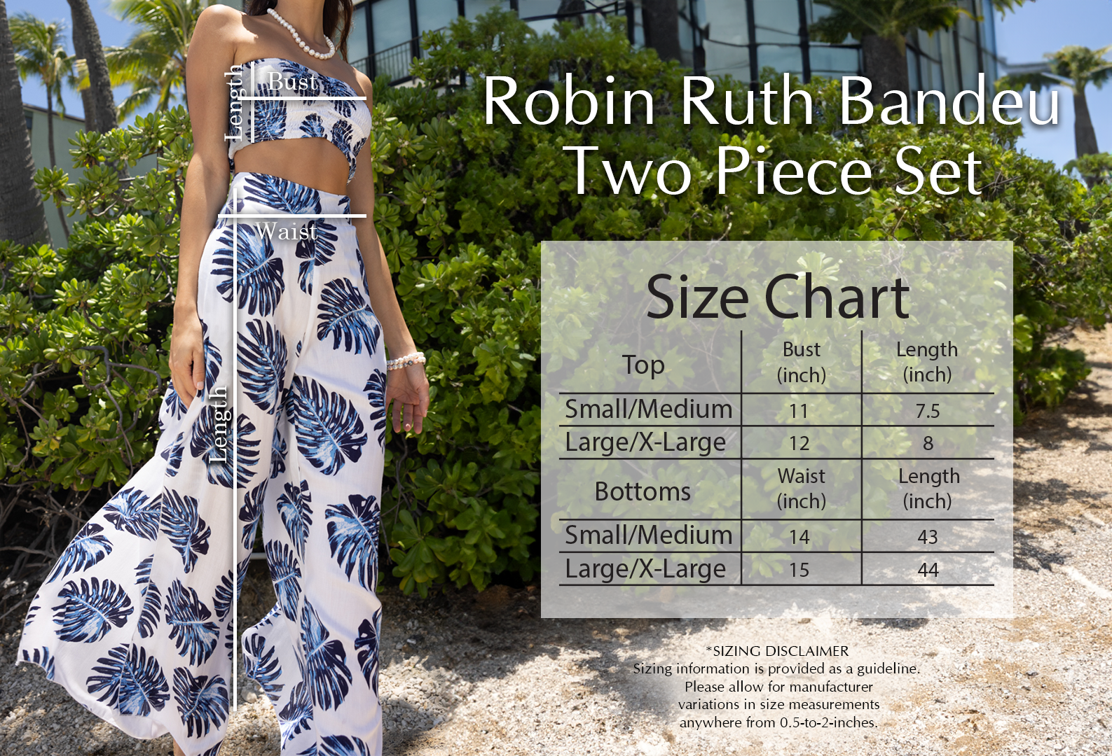 Robin ruth Bandeau 2 Piece Set